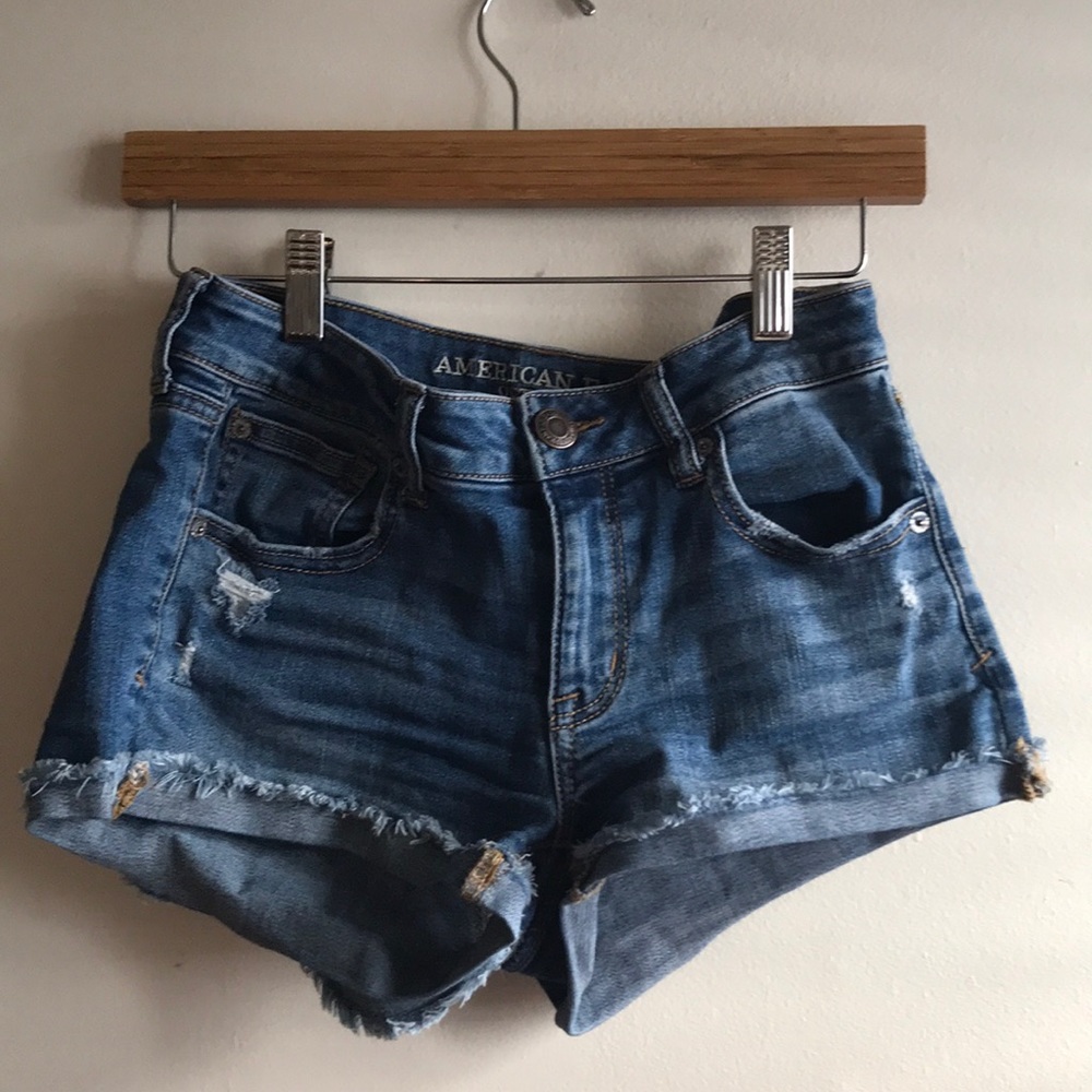 American eagle jean shorts